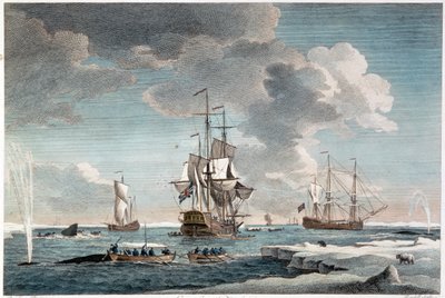 Greenland Fishery (engraved by John Boydell) by Charles Brooking